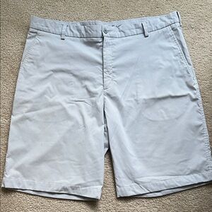 Nike Men's Gray Pinstripe Golf Shorts